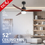 solid wood ceiling fan for living room
